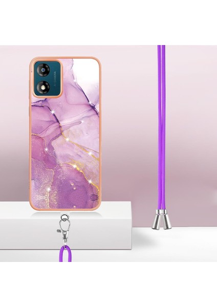 Motoroal Moto E13 Mermer Anti-Scratch Yumuşak Crossbody Kordon Için Kılıf (Yurt Dışından) indirimleri