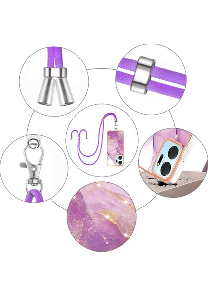 Onur X7A Tampon Mermer Crossbody Kordon Askısı Anti-Çizik Yumuşak (Yurt Dışından) fırsatları