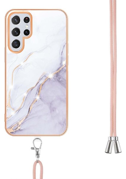 Samsung Galaxy S22 Ultra Anti-Scratch Yumuşak Tampon Crossbody Kayış (Yurt Dışından) fiyatları