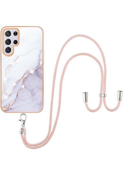 Samsung Galaxy S22 Ultra Anti-Scratch Yumuşak Tampon Crossbody Kayış (Yurt Dışından) fırsatları