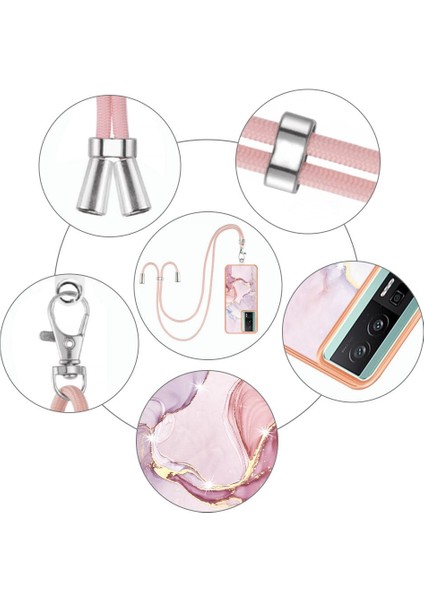 Xiaomi Poco F5 Pro 5g Mermer Tampon Anti-Scratch Yumuşak Crossbody (Yurt Dışından) fırsatları