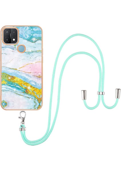 Oppo A15 Için KILIF/A15S Crossbody Kordon Askısı Tampon Mermer Anti-Scratch (Yurt Dışından) fırsatları