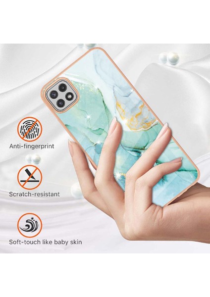 Samsung Galaxy A22 5g Yumuşak Tampon Koruma Için Kılıf Ince Tpu Mermer (Yurt Dışından) modelleri