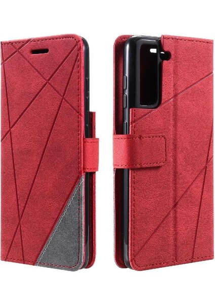 Samsung Galaxy S21 Fe Pu Deri Cüzdan Flip Folio Darbeye (Yurt Dışından)