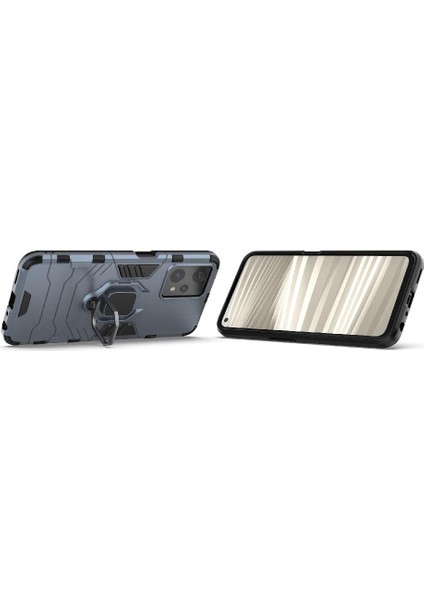 Realme 9 Pro Darbeye Kapak Için Kılıf Kickstand Askeri Damla Koruma (Yurt Dışından) modelleri