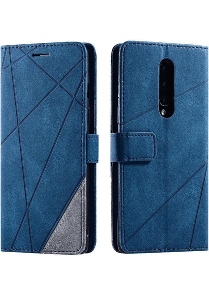 Oneplus 8 Için Kılıf Pu Deri Manyetik Cüzdan Flip Folio Kart Tutucu (Yurt Dışından)