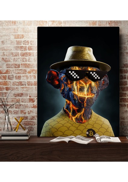 Fantastic Tasarımlı Kanvas Tablo-2 70X100CM Ev Dekorasyonu, Ev Hediyesi