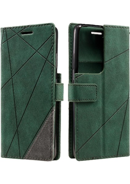 Samsung Galaxy S21 Ultra Darbeye Pu Deri Manyetik Kart Flip Case (Yurt Dışından) indirimleri