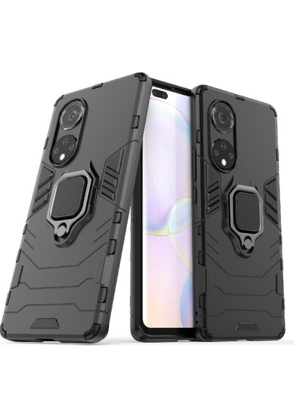 Kılıf 50 Pro 5g 360 &deg; Dönen Halka Kickstand Askeri Damla Kapak (Yurt Dışından)