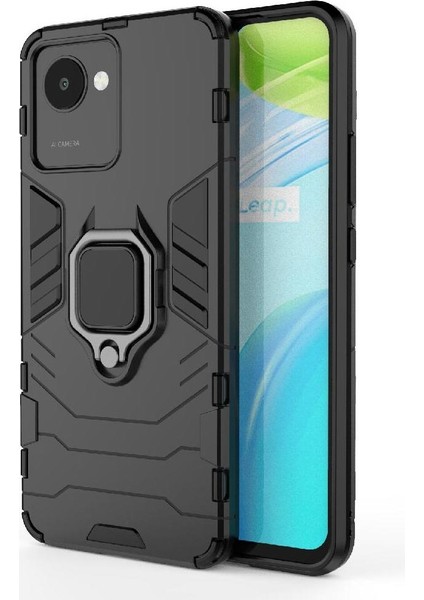 Realme C30 360 &deg; Dönen Halka Askeri Damla Koruma Darbeye Dayanıklı (Yurt Dışından)