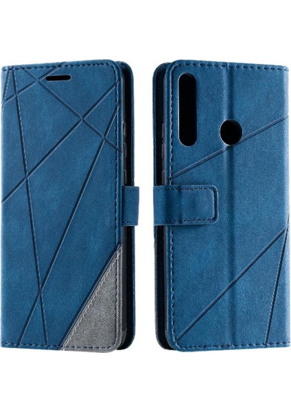 Huawei P40 Lite E Cüzdan Flip Için Kılıf Folio Kart Tutucu Kickstand Pu (Yurt Dışından)