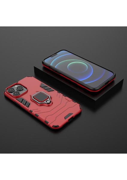 IPHONE 12 Için Kılıf Pro Kickstand Darbeye Kapak 360 &deg; Dönen Halka Damla (Yurt Dışından) fırsatları