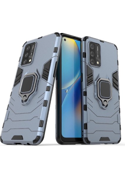 Oppo A74 4g Kickstand Darbeye Kapak Askeri Damla Koruma Için Kılıf (Yurt Dışından)