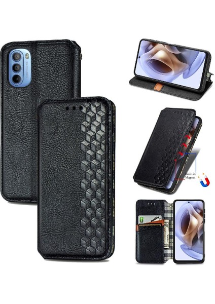 Motorola Moto G31 Zarif Iş Flip Kapak Kılıf Için Kılıf (Yurt Dışından) modelleri