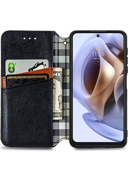 Motorola Moto G31 Zarif Iş Flip Kapak Kılıf Için Kılıf (Yurt Dışından) fırsatları