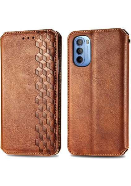 Motorola Moto G31 Zarif Iş Flip Kapak Kılıf Için Kılıf (Yurt Dışından)