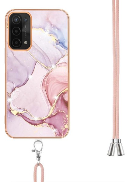 Oppo A74 5G/A54 5g Anti-Scratch Yumuşak Tampon Crossbody Kordon Için Kılıf (Yurt Dışından)