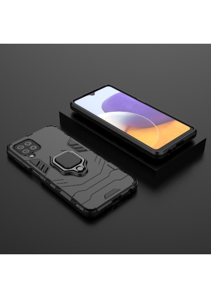 Samsung Galaxy A22 4g Için Kılıf 360 &deg; Dönen Halka Askeri Damla Koruma (Yurt Dışından) modelleri