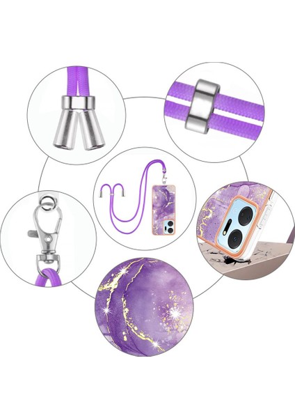 Onur X7A Tampon Mermer Crossbody Kordon Askısı Anti-Çizik Yumuşak (Yurt Dışından) indirimleri