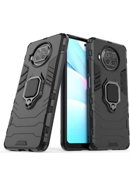 Xiaomi 10T Lıte Için Kickstand Darbeye Kapak Askeri Bırak Yüzük (Yurt Dışından)