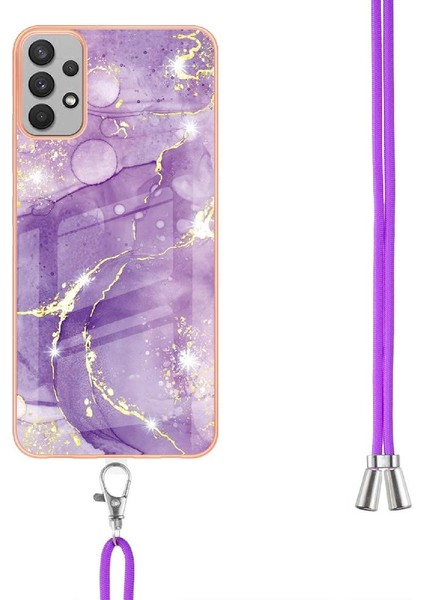 Samsung Galaxy A33 5g Tampon Mermer Crossbody Kordon Askısı Yumuşak (Yurt Dışından) fırsatları
