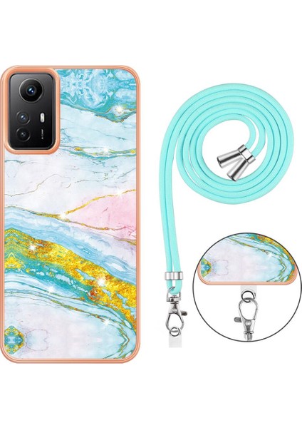 Xiaomi Redmi Için Not 12S 4g Anti-Scratch Yumuşak Mermer Tampon Kordon (Yurt Dışından) modelleri