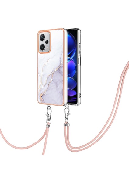 Xiaomi Redmi Için Not 12 Pro Artı 5g Mermer Crossbody Kordon Askısı (Yurt Dışından)