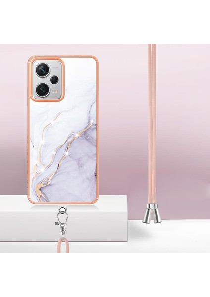 Xiaomi Redmi Için Not 12 Pro Artı 5g Mermer Crossbody Kordon Askısı (Yurt Dışından)