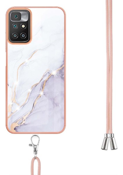 Xiaomi Redmi 10 4g Tampon Mermer Anti-Scratch Yumuşak Crossbody (Yurt Dışından)