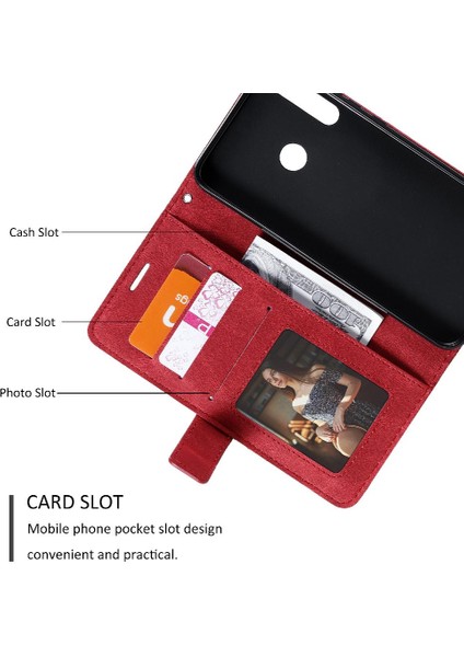 Huawei P40 Lite E Cüzdan Flip Için Kılıf Folio Kart Tutucu Kickstand Pu (Yurt Dışından) fırsatları