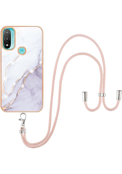 Motoroal Moto E20/E30/E40 Crossbody Kordon Askısı Tampon Mermer Için Kılıf (Yurt Dışından) fiyatları