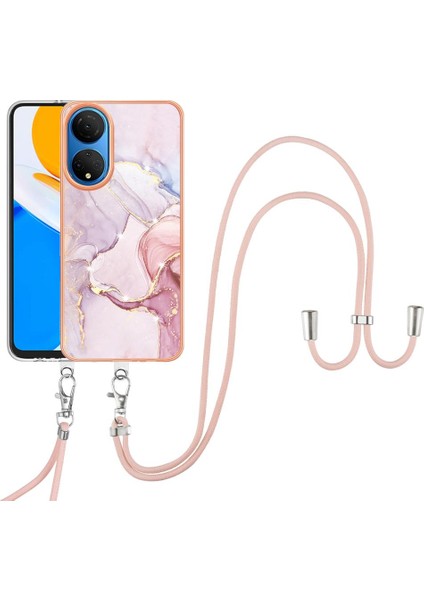 Onur X7 Mermer Tampon Crossbody Kordon Askısı Anti-Scratch Yumuşak (Yurt Dışından)