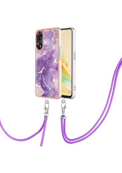 Oppo Oppo 8t 4g Tampon Mermer Crossbody Kordon Askısı Için Kılıf Yumuşak (Yurt Dışından) fiyatları