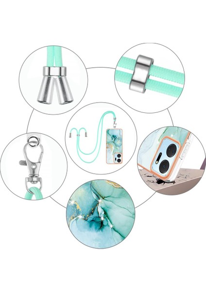 Onur X7A Tampon Mermer Crossbody Kordon Askısı Anti-Çizik Yumuşak (Yurt Dışından) fırsatları