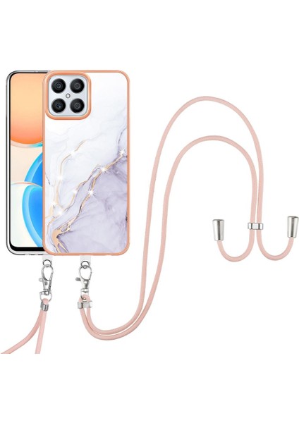 Onur X8 4g Anti-Scratch Yumuşak Mermer Crossbody Kordon Askısı Için Kılıf (Yurt Dışından)