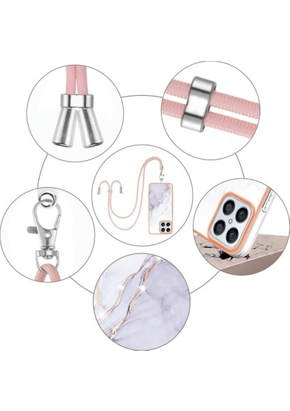 Onur X8 4g Anti-Scratch Yumuşak Mermer Crossbody Kordon Askısı Için Kılıf (Yurt Dışından) fiyatları