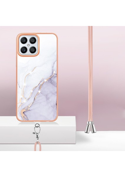 Onur X8 4g Anti-Scratch Yumuşak Mermer Crossbody Kordon Askısı Için Kılıf (Yurt Dışından) fırsatları