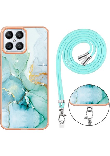 Onur X8 4g Anti-Scratch Yumuşak Mermer Crossbody Kordon Askısı Için Kılıf (Yurt Dışından)