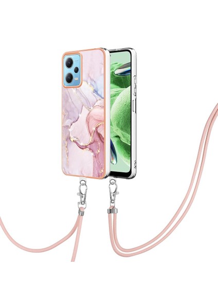 Xiaomi Redmi Için Not 12 5g Tampon Anti-Çizik Yumuşak Mermer Crossbody (Yurt Dışından)