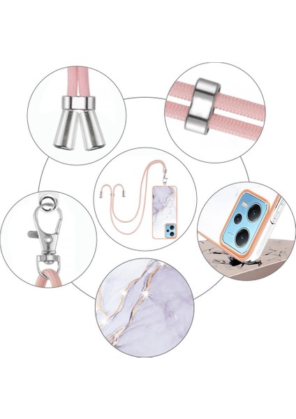 Xiaomi Poco X5 5g Mermer Crossbody Kordon Askısı Tampon Yumuşak (Yurt Dışından) fiyatları