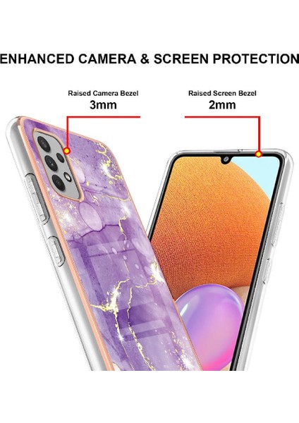 Samsung Galaxy A32 4g Mermer Desen Ince Tpu Koruma Yumuşak (Yurt Dışından) fırsatları