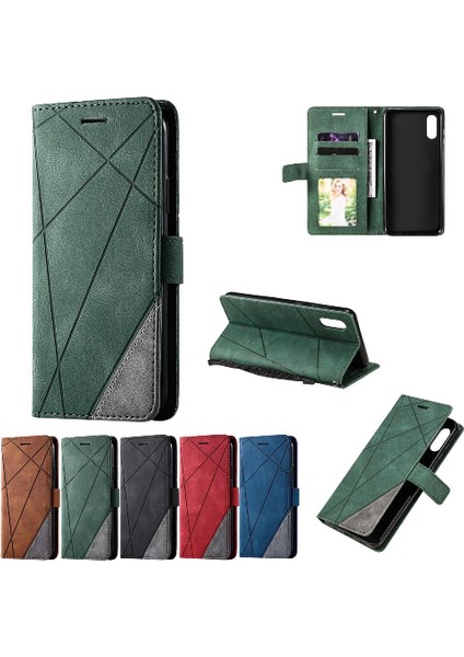 Samsung Galaxy A02/M02 Darbeye Dayanıklı Manyetik Cüzdan Flip Folio Pu (Yurt Dışından)