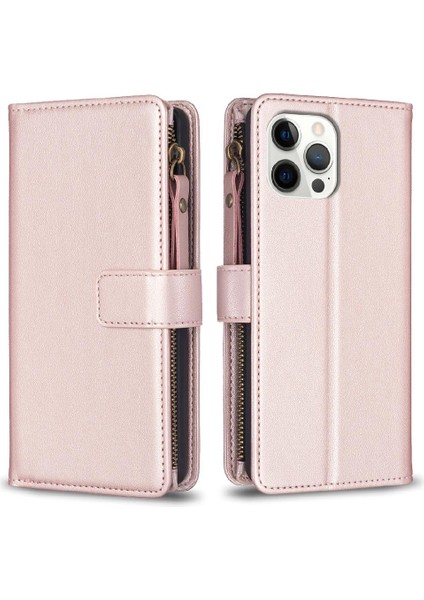 IPhone 12 Için Kılıf Promax Ekleme Çoklu Kart Yuvası Cüzdan Iş (Yurt Dışından)