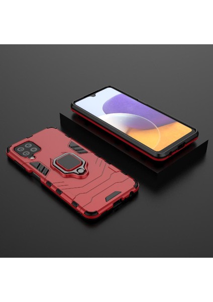 Samsung Galaxy A22 4g Için Kılıf 360 &deg; Dönen Halka Askeri Damla Koruma (Yurt Dışından) fırsatları