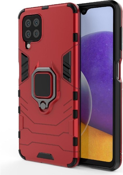 Samsung Galaxy A22 4g Için Kılıf 360 &deg; Dönen Halka Askeri Damla Koruma (Yurt Dışından) indirimleri