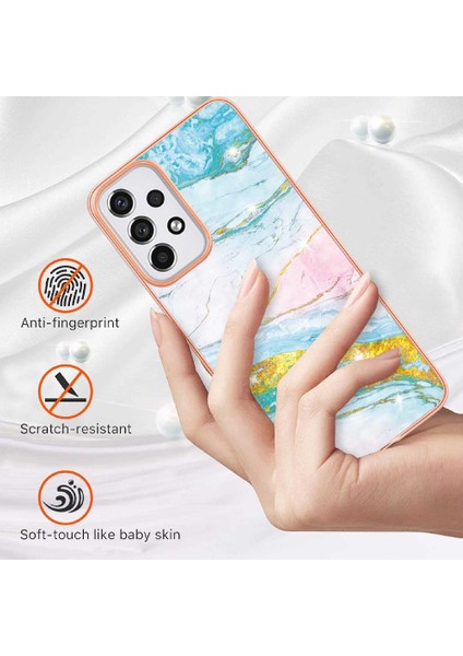 Samsung Galaxy A33 5g Ince Tpu Yumuşak Tampon Mermer Desen (Yurt Dışından) fırsatları