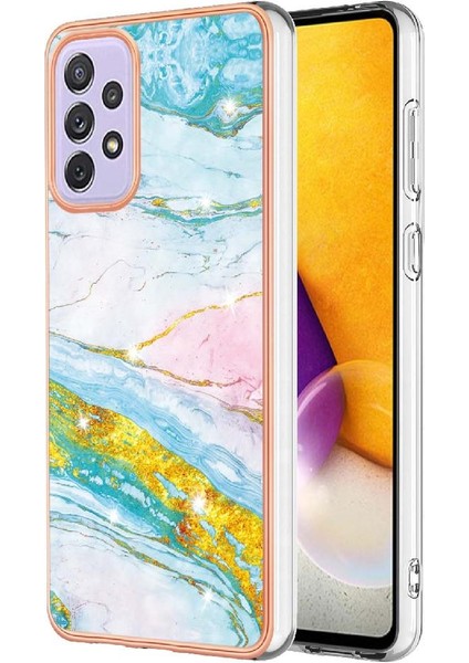Samsung Galaxy A23 5g/4g Mermer Desen Ince Tpu Koruma Yumuşak (Yurt Dışından)
