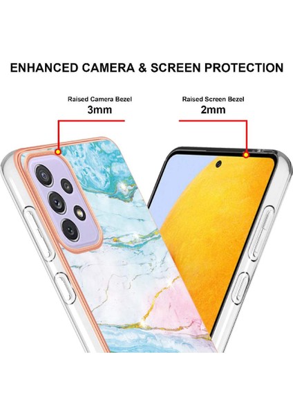 Samsung Galaxy A23 5g/4g Mermer Desen Ince Tpu Koruma Yumuşak (Yurt Dışından) fırsatları