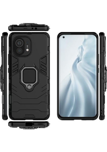 Xiaomi 11 5g 360 &deg; Dönen Halka Askeri Damla Koruma Kickstand (Yurt Dışından) fiyatları