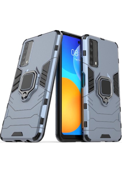 Huawei P Akıllı 2021 360 &deg; Dönen Halka Kickstand Askeri Damla (Yurt Dışından) fiyatları